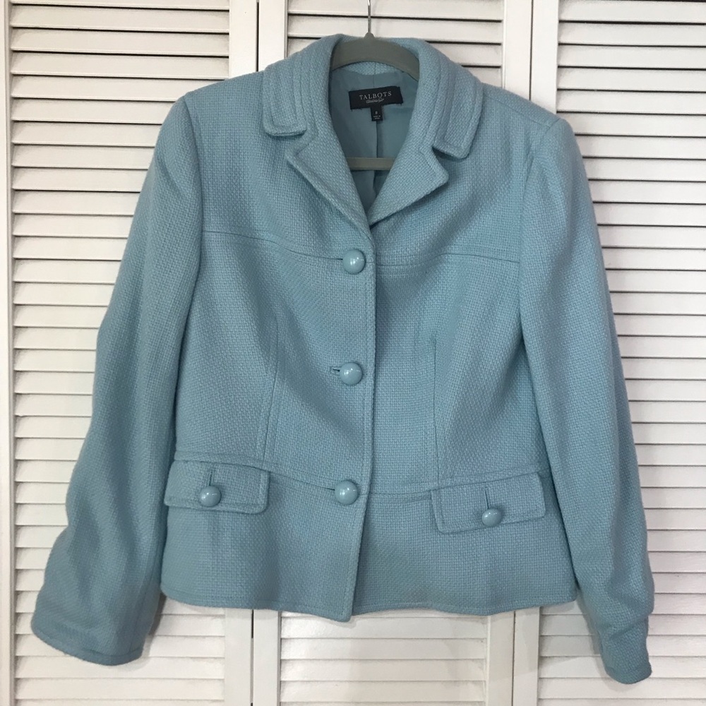 Talbots Light Blue Blazer